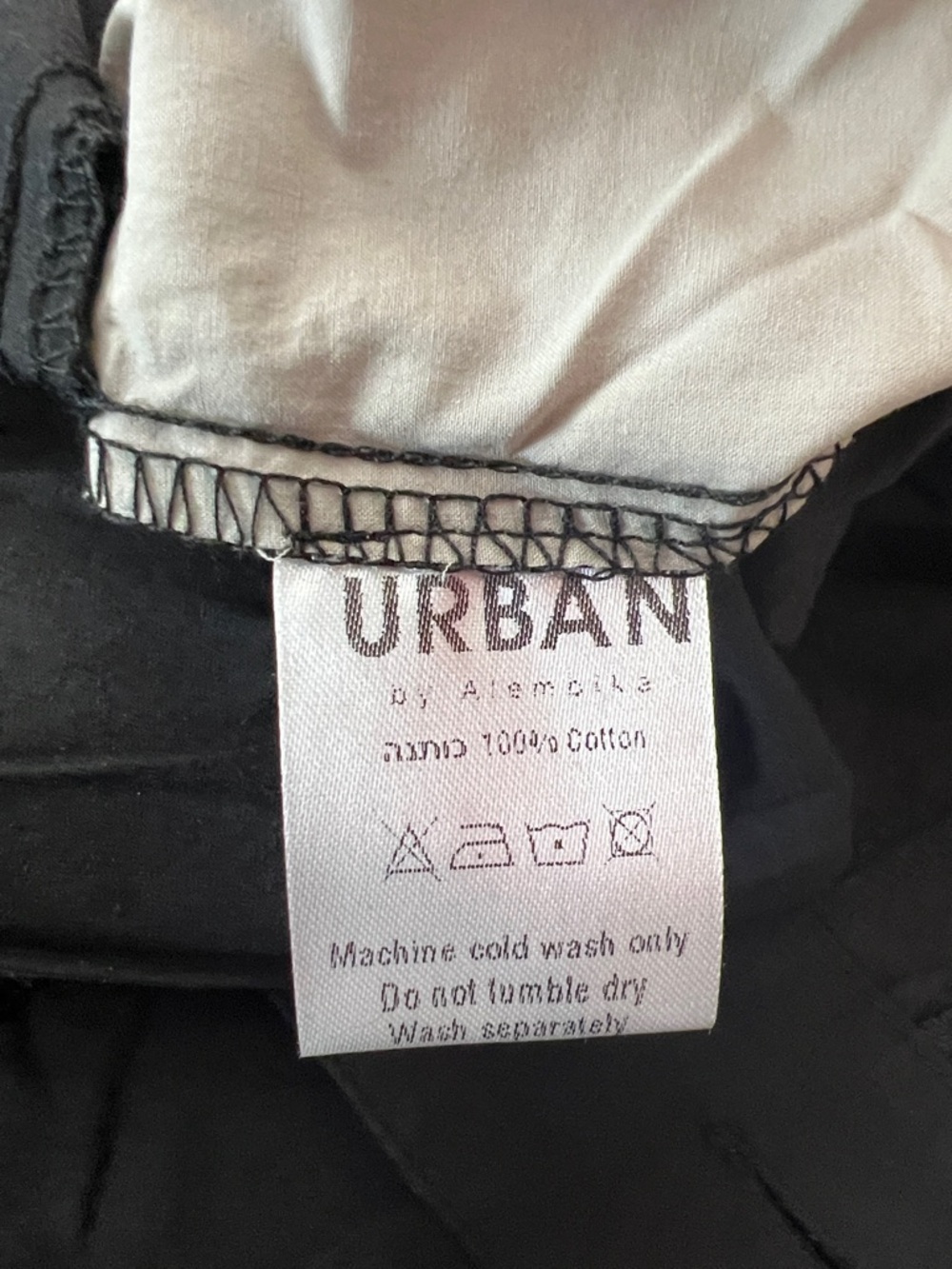Alembika Urban Zen Colorblock Crop Pants Black Stone NWT Size 3 | US 10-12 FLAW - Picture 8 of 12